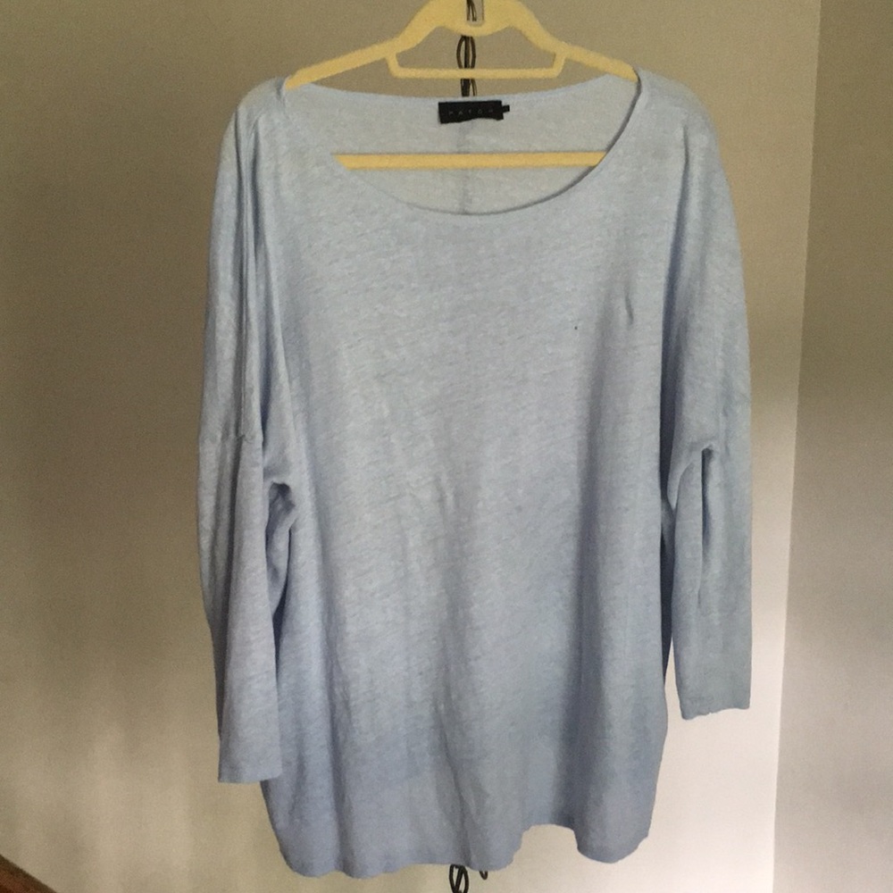 Hatch Maternity long-sleeve tee, blue, size 1
